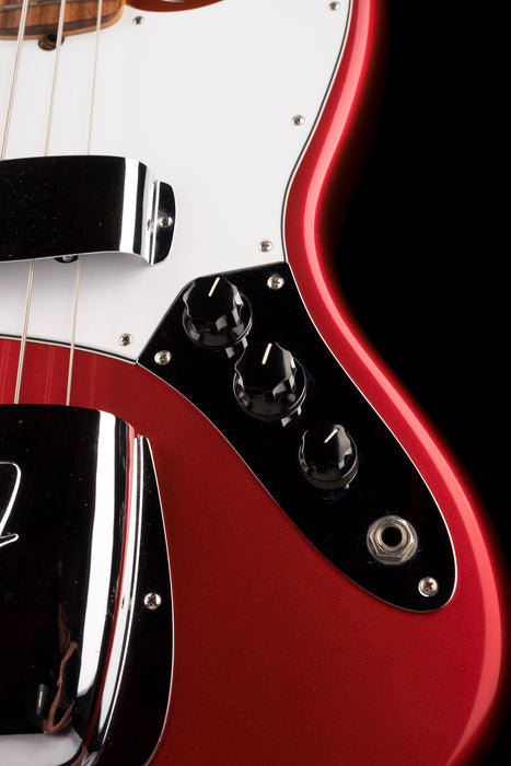 Used 2010 Fender 50th Anniversary Jazz Bass Candy Apple Red with OHSC