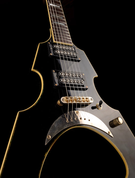 Turser Warlord Flying V Black With Gig Bag