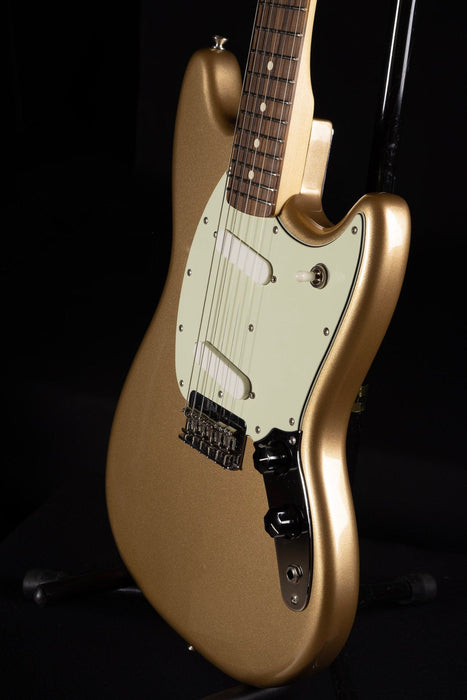 Used Fender Player Mustang Firemist Gold
