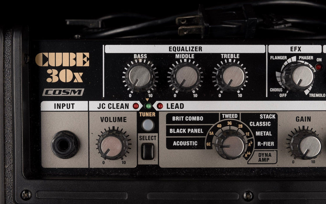 Used Roland CUBE-30X 2-Channel 30-Watt 1x10" Guitar Amp Combo