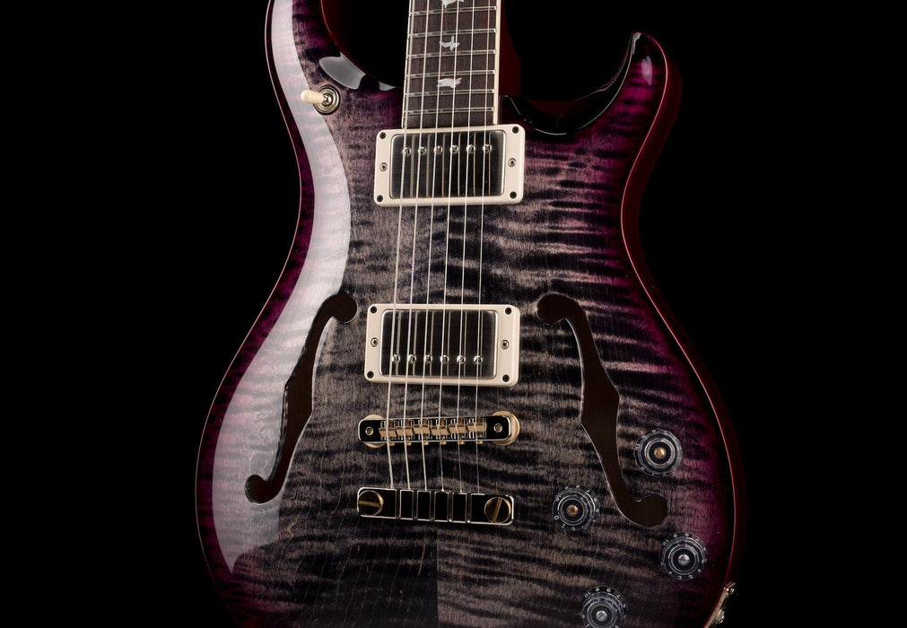 PRS Core McCarty 594 Hollowbody II Custom Color Charcoal Violet Wrap Burst Electric Guitar