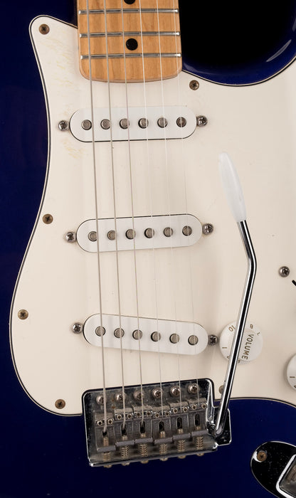 Used 2000 Fender Standard Stratocaster Metallic Blue Electric Guitar