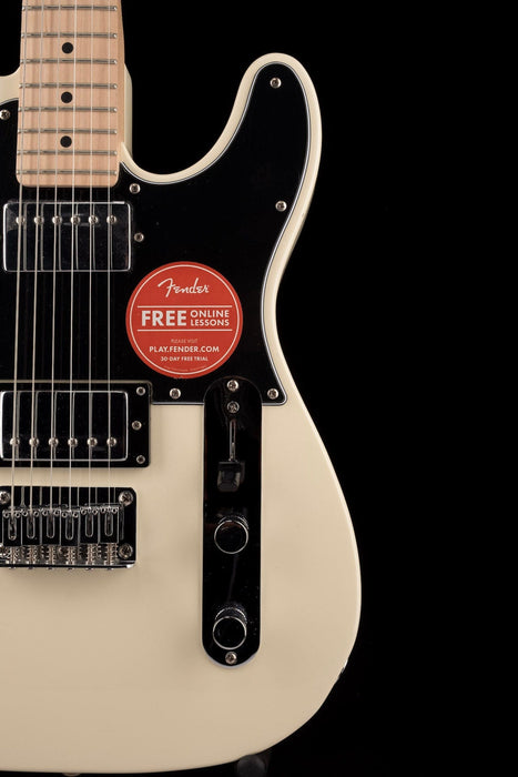 Used 2018 Squier Contemporary Telecaster HH Pearl White Electric Guitar