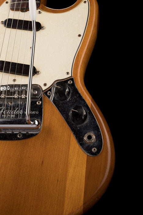 Pre Owned Vintage 1965 Fender Mustang Stripped Natural With OHSC