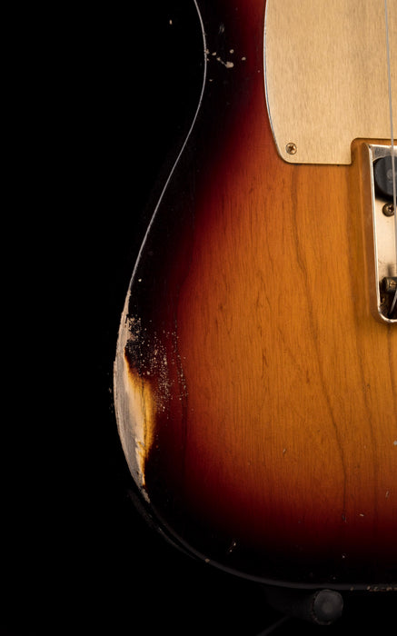 Fender Custom Shop Masterbuilder Apprentice Nick Saccone 50's Tele Relic Chocolate 3-Tone Sunburst
