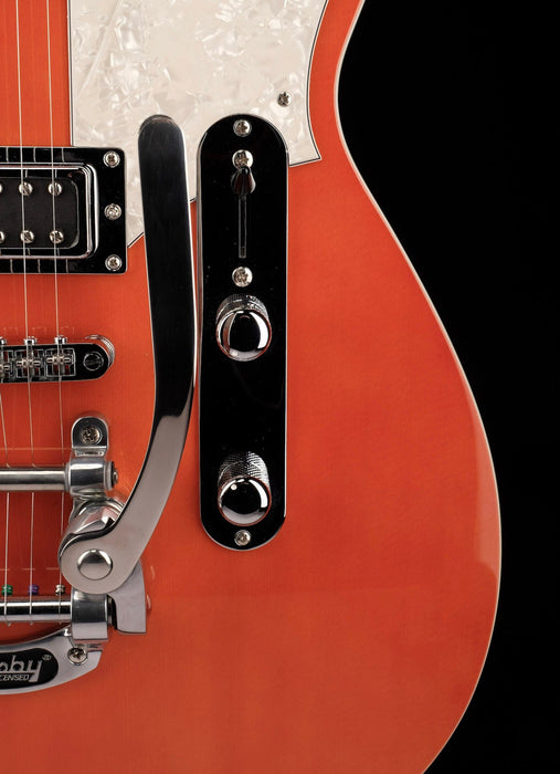 vPre Owned Reverend Club King RB Rock Orange With Bigsby With OHSC