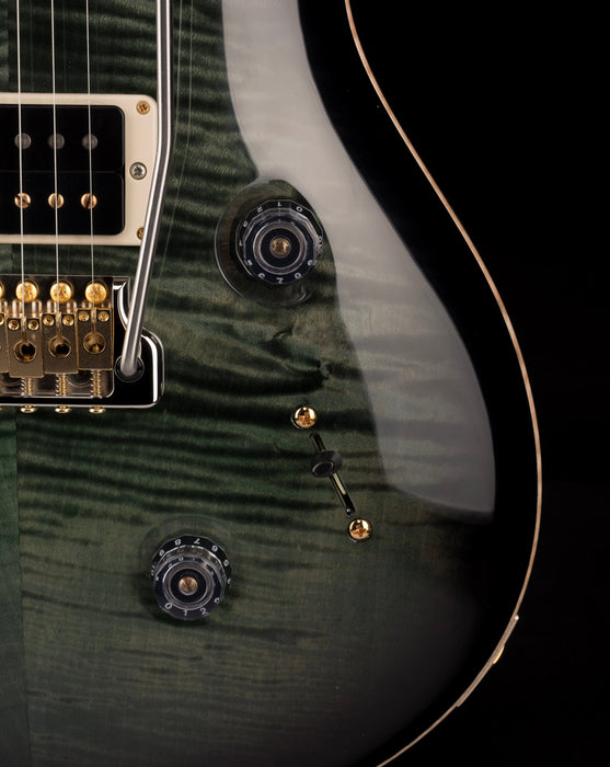 PRS Core Custom 24 Pattern Thin 10 Top Custom Color Trampas Green Smokeburst with Case