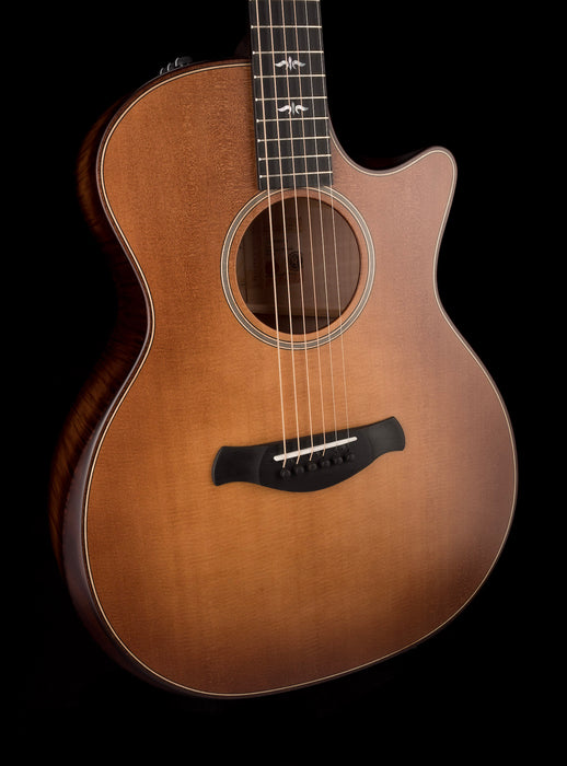 Taylor Builder's Edition 614ce Wild Honey Burst Acoustic Electric Guitar With Case