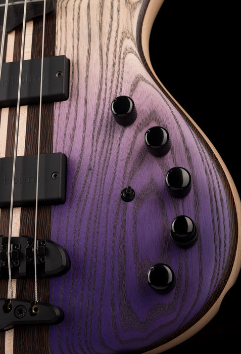 Mayones Viking 4 String Bass Guitar Dirty Ash Purple Horizon