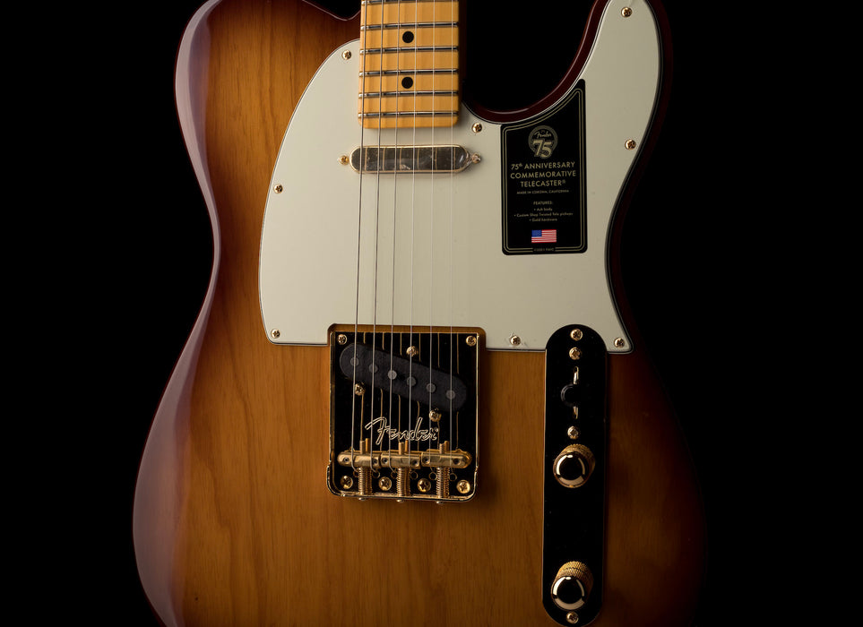Fender 75th Anniversary Commemorative Telecaster 2-Color Bourbon Burst