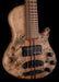 Mayones Cali4 Bass Black Limba Body 3A Poplar Top Natural Matt Finish