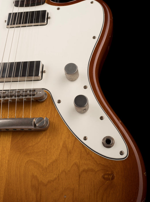 Fano Oltre JM6 Medium Distress Faded Tea Burst with Gig Bag
