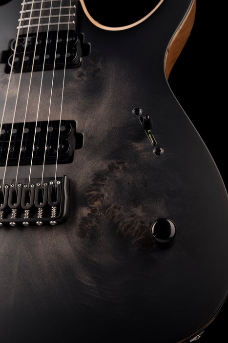 Mayones Duvell Elite 6 Trans Black Burst Electric Guitar With Hybrid Soft Case