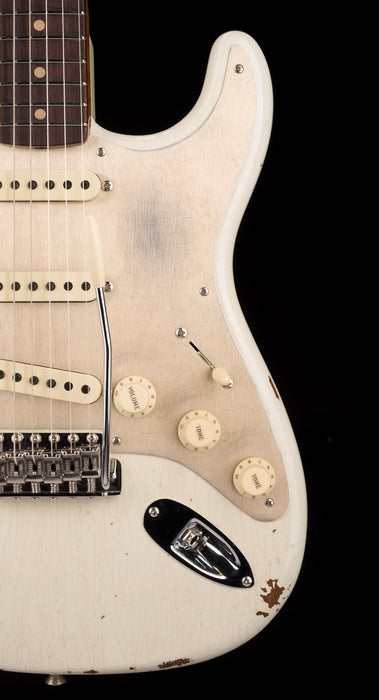 Fender Custom Shop Roasted 1960 Stratocaster Relic Birdseye Maple Aged Olympic White