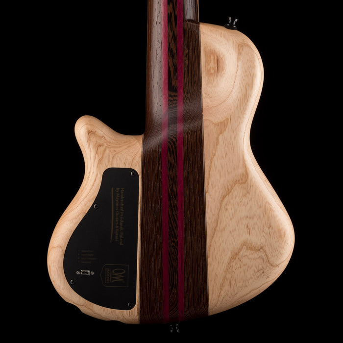 Mayones Cali4 Quilt Maple Top Swamp Ash Back Custom Color Greenburst Matte Finish with Case