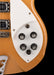 Vintage 1968 Rickenbacker 370/6 Maple Glo With New Silver Vintage-Style HSC