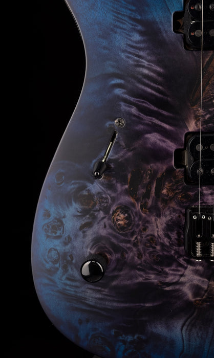 Mayones Left Handed Duvell Elite 7 String Dirty Purple Blue Burst