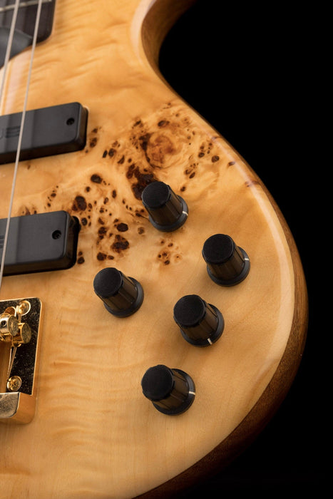 Pre Owned Tune TWB43-BR Electric Bass Burl Top Natural With OHSC