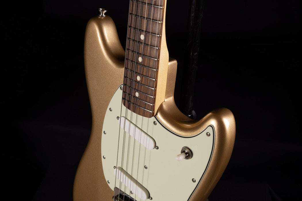 Used Fender Player Mustang Firemist Gold