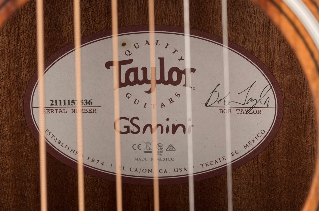 Used 2017 Taylor GS Mini-e Koa Acoustic Electric with Gig Bag