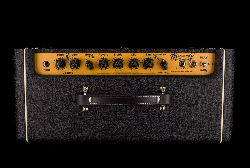 Carr Mercury V 16-Watt 1x12 6V6 Tube Combo Amp Black Tolex