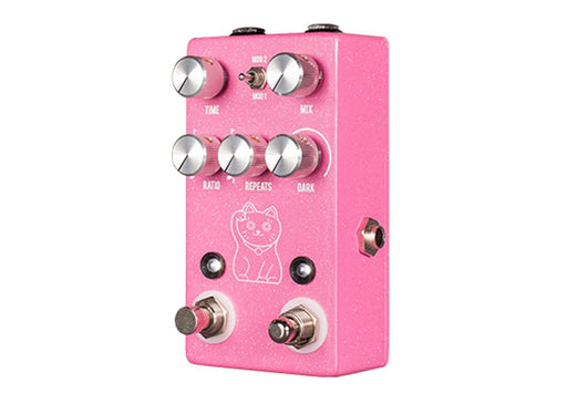 JHS Lucky Cat Delay Guitar Effect Pedal - Pink