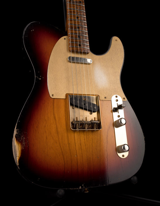 Fender Custom Shop Masterbuilder Apprentice Nick Saccone 50's Tele Relic Chocolate 3-Tone Sunburst
