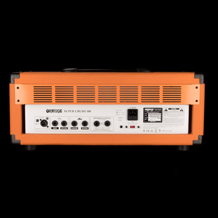 Used Orange Crush Super 100 Orange Guitar Amp Head