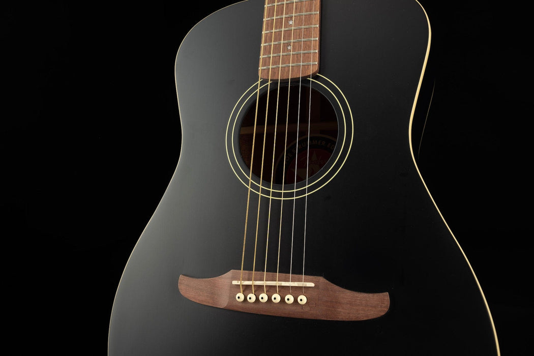 Used Fender Joe Strummer Campfire Acoustic Black with Gig Bag