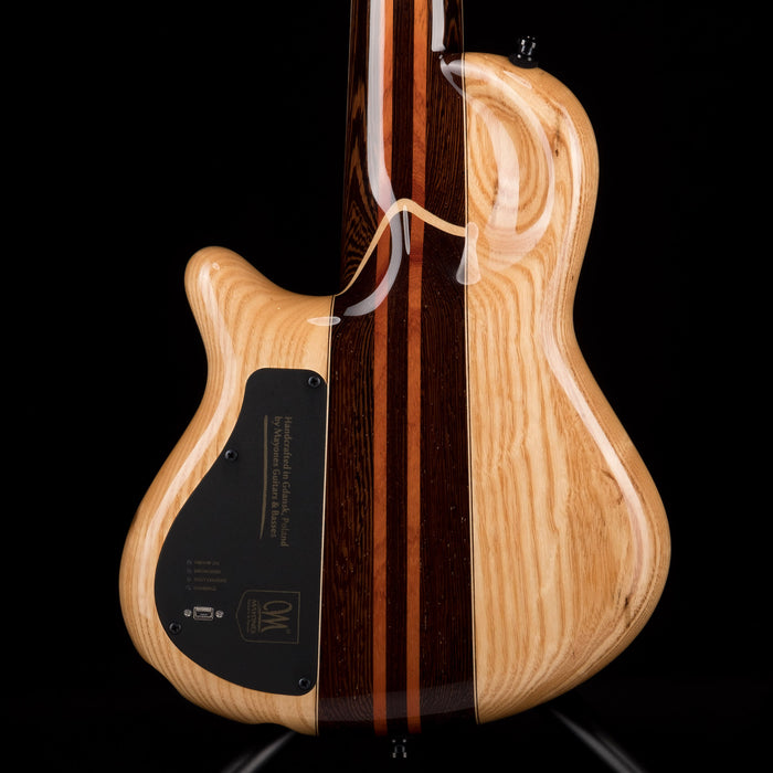 Mayones Cali4 Bass Mahogany Body Burl Maple Top Macassar Ebony Board 5pc Wenge Neck Sunburst Gloss Cali 4