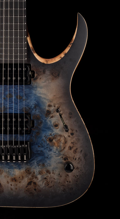 Mayones Duvell Elite 6 Galaxy Eye Blue Satine Electric Guitar With Case