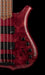 Mayones Comodous 4 String Bass Guitar Poplar Top Liquid Red Gloss Finish