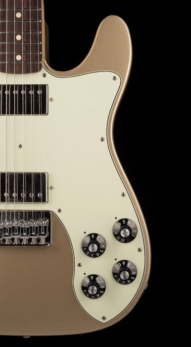 Used Chris Shiflett Telecaster Deluxe Shoreline Gold with OHSC