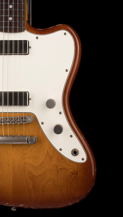 Fano Oltre JM6 Medium Distress Faded Tea Burst with Gig Bag