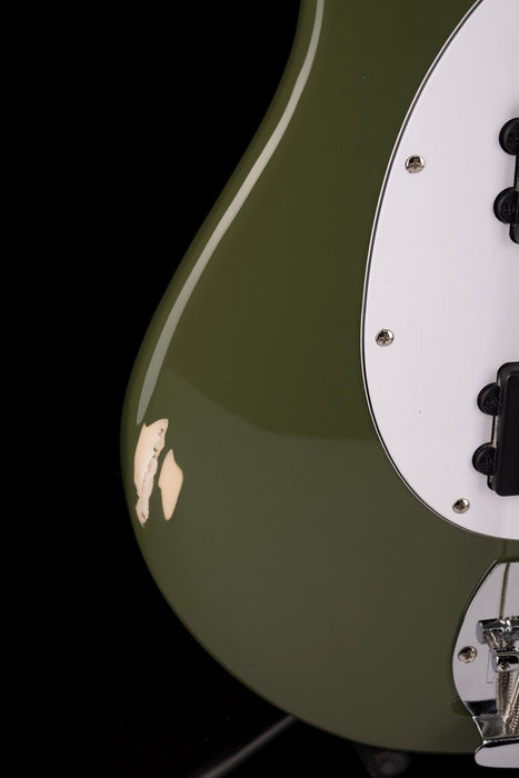 Used Sterling by Music Man SUB Series StingRay HH Bass Olive