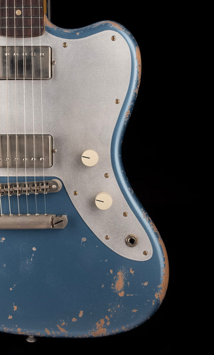 Fano Oltre Series JM6 Heavy Distress Pelham Blue with Gig Bag