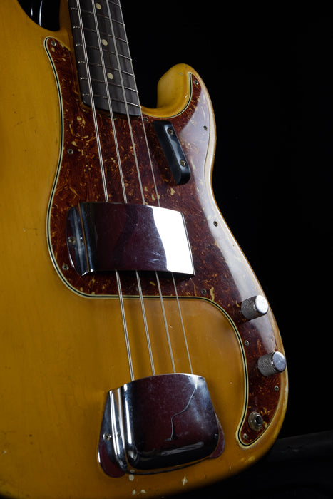 Fender Custom Shop Masterbuilt Vincent Van Trigt 1963 Precision Bass Heavy Relic Aged Olympic White With Case