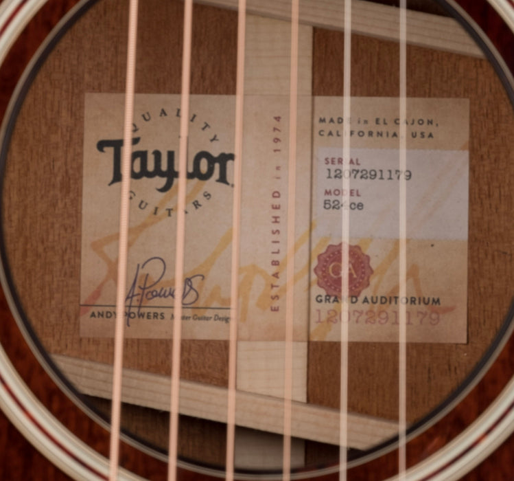 Taylor 524ce Acoustic Sunburst Electric Guitar