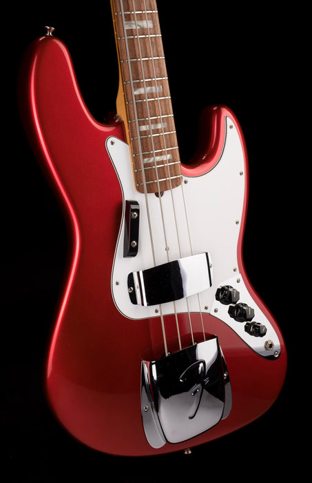 Used 2010 Fender 50th Anniversary Jazz Bass Candy Apple Red with OHSC