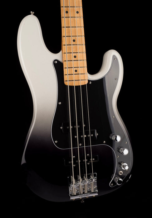 Used Fender Player Plus Active Precision Bass Silver Smoke with Gig Bag