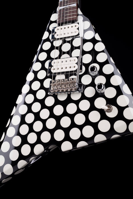 Pre-Owned Fender Custom Shop Masterbuilt Todd Krause Katana Black & White Dot with OHSC