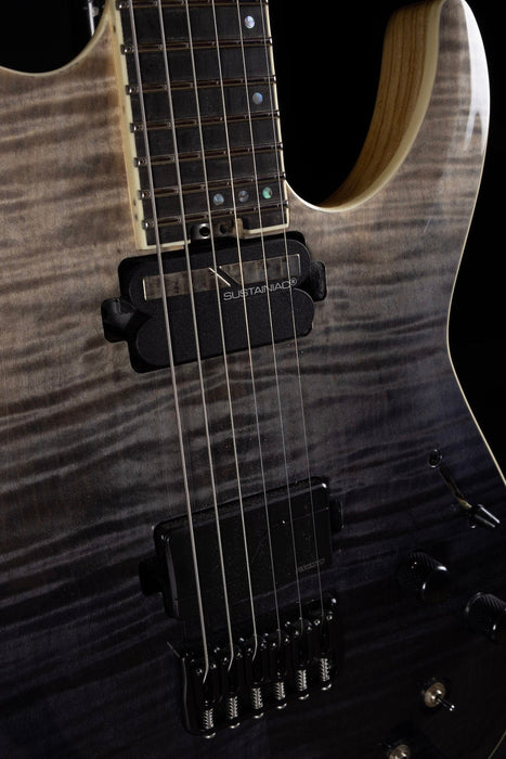 Used Schecter Prototype C-1 SLS Elite Black Fade Burst w/ OHSC