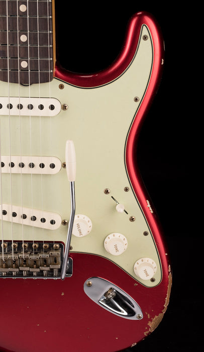Fender Custom Shop 1963 Stratocaster Relic Mahogany Body Candy Apple Red