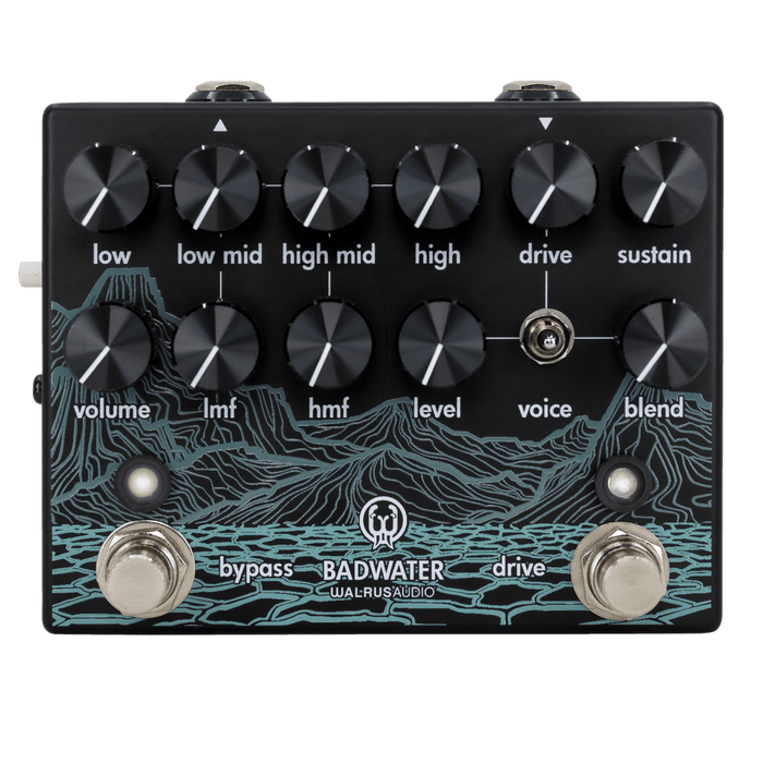 Walrus Audio Badwater Bass Preamp D.I. Guitar Effect Pedal