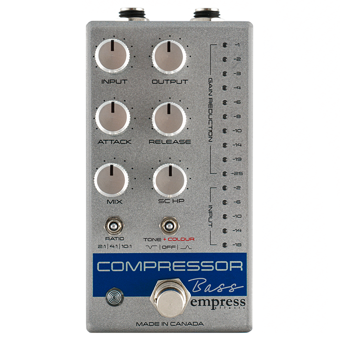 Empress Effects Bass Compressor Guitar Effect Pedal - Silver