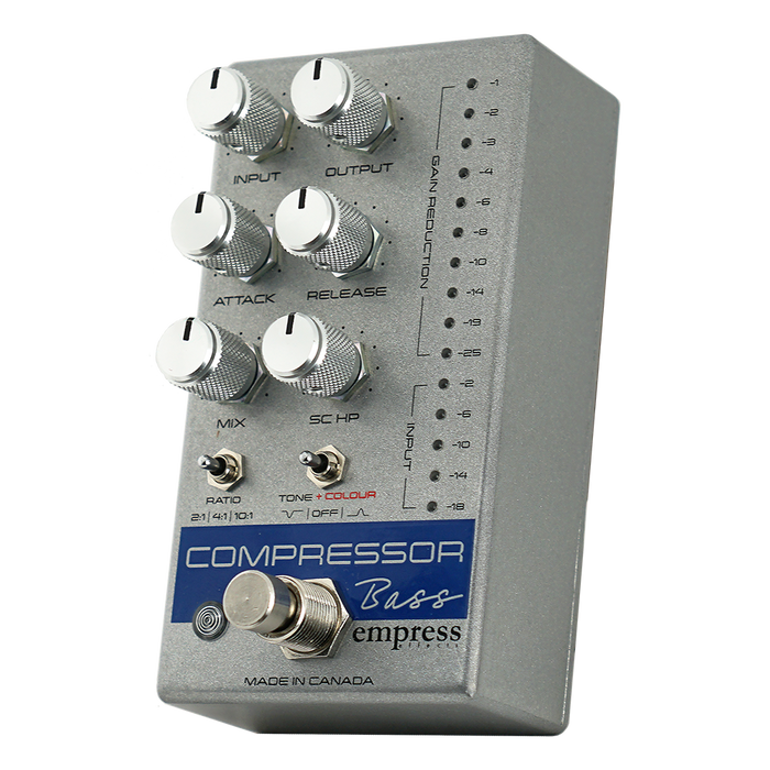 Empress Effects Bass Compressor Guitar Effect Pedal - Silver