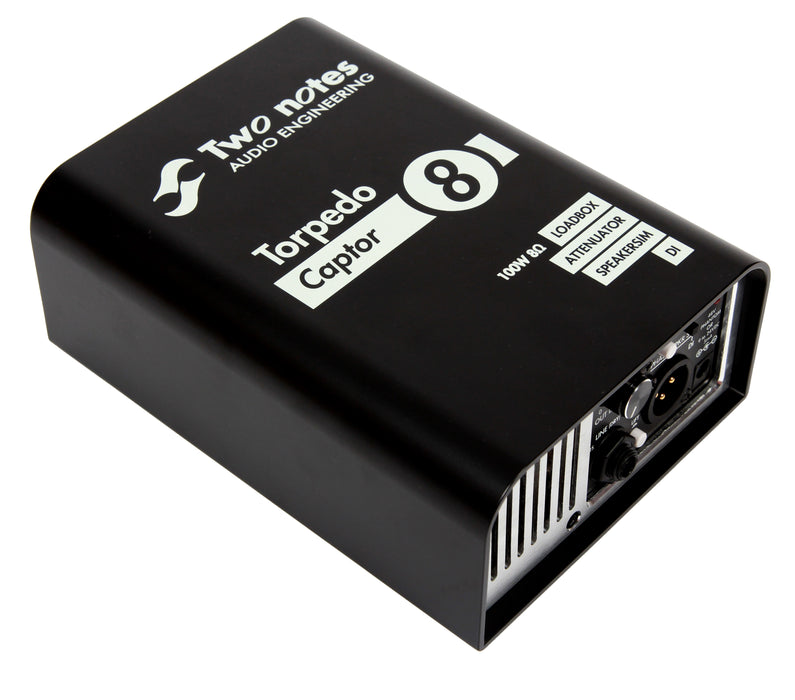 Two Notes Torpedo Captor Reactive Loadbox DI and Attenuator - 8-ohm