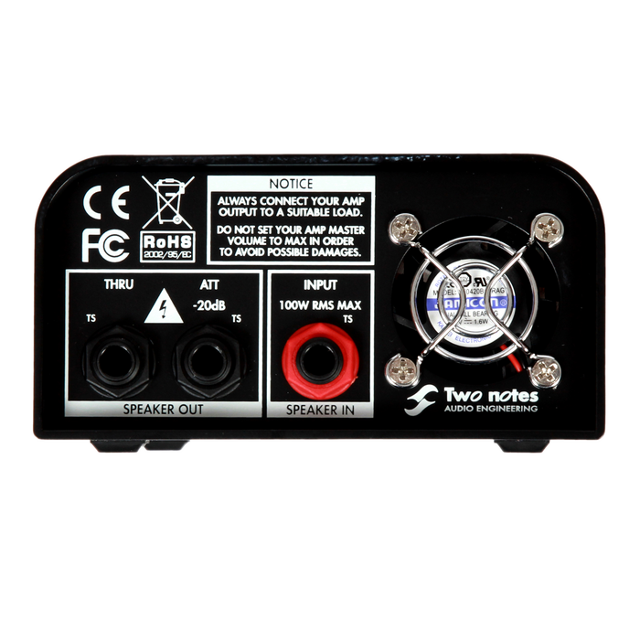 Two Notes Torpedo Captor Reactive Loadbox DI and Attenuator - 8-ohm