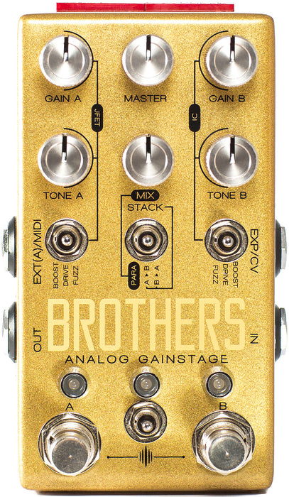 Chase Bliss Audio Brothers Analog Gainstage Guitar Effect Pedal