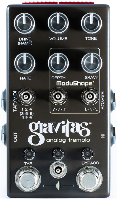 Chase Bliss Audio Gravitas Analog Tremolo Guitar Effect Pedal
